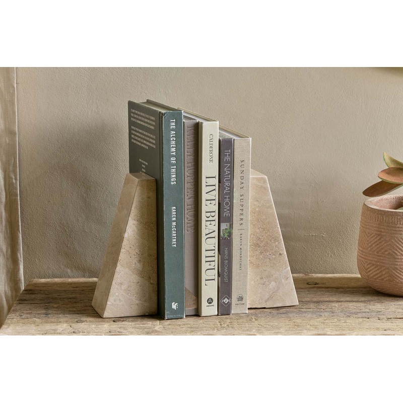 Juda Marble Bookends – Grey Grey
