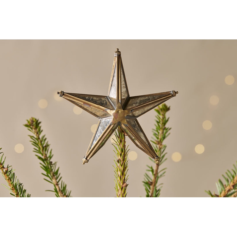Bakara Star Tree Topper – Antique Brass Antique Brass