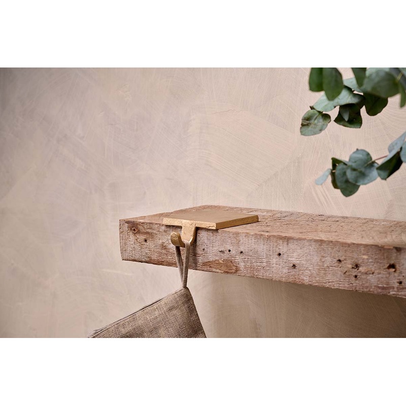 Kotta Stocking Holder Antique Brass