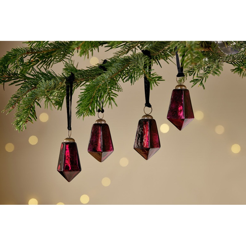 Ratnam Baubles – Ruby Large (Set of 4) Ruby
