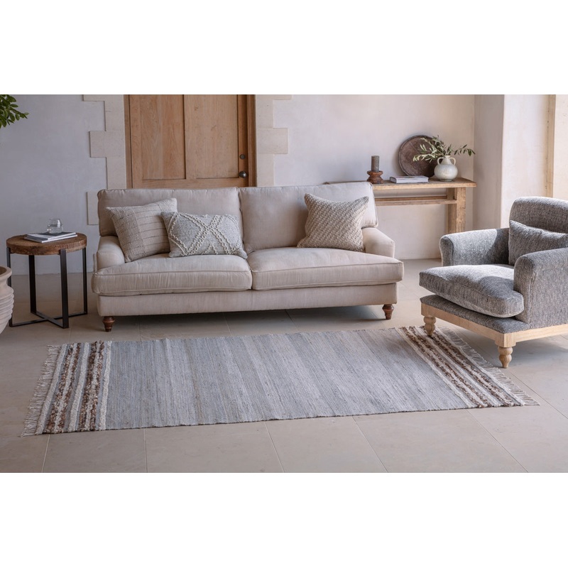 Aadita Jute & Wool Rug – Grey Grey