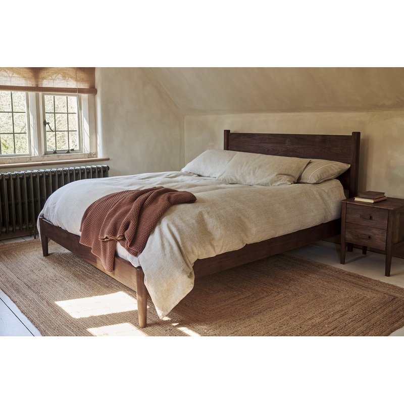 Anbu Acacia Bed – Washed Walnut Washed Walnut