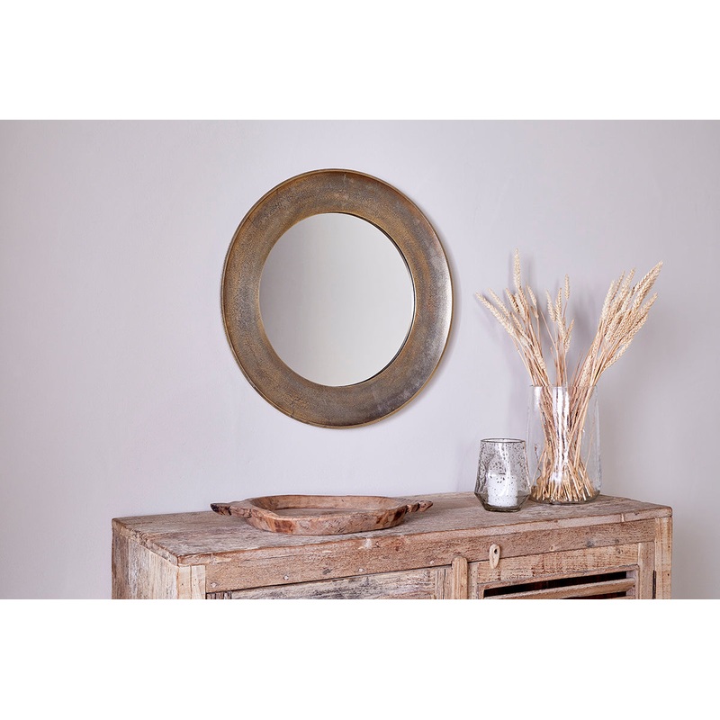 Yakira Mirror Antique Brass