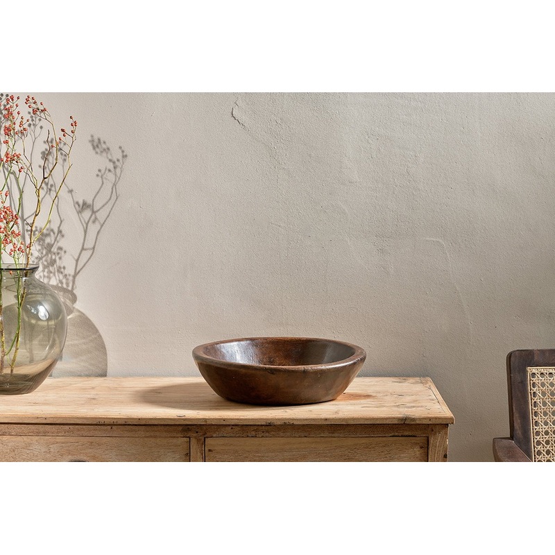 Bunaken Reclaimed Traditional Bowl Dark Stain