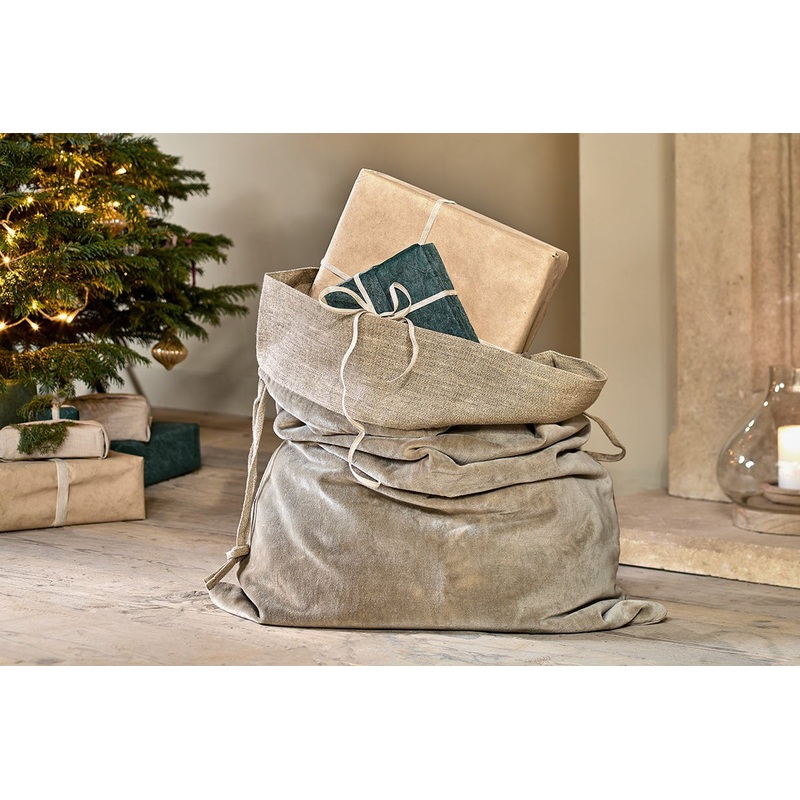 Karru Cotton Velvet Sack – Light Grey Light Grey