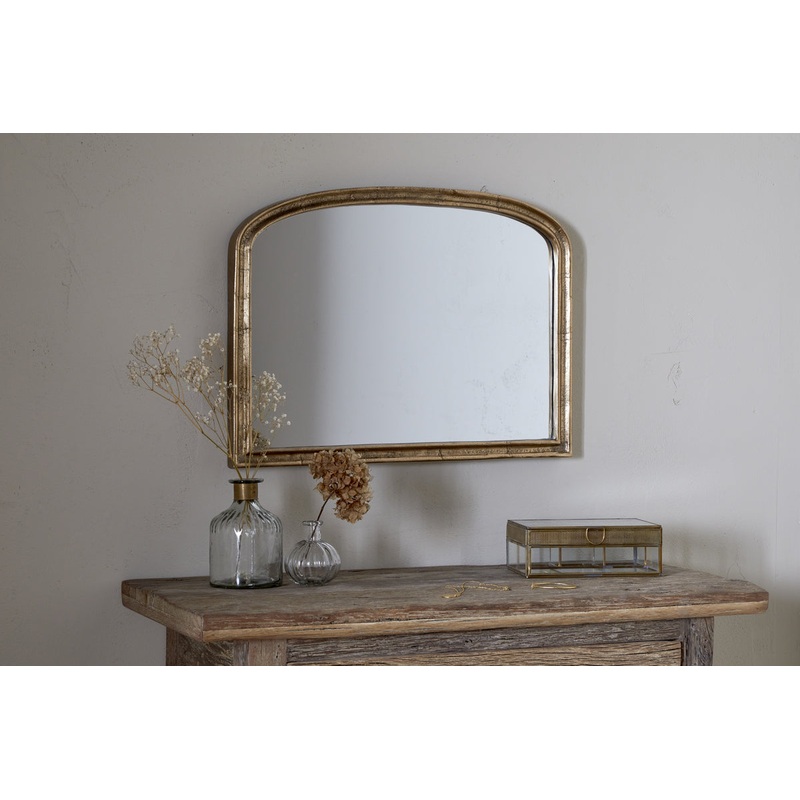 Almora Wall Mirror – Antique Brass – Extra Small Antique Brass