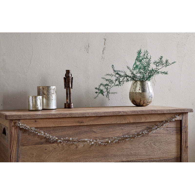 Danvi Glass Drop Garland – Brass & Clear Brass & Clear