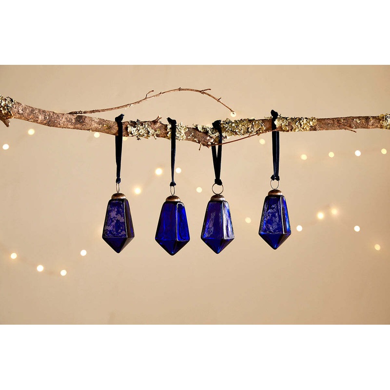 Ratnam Baubles – Indigo – Large (Set of 4) Indigo