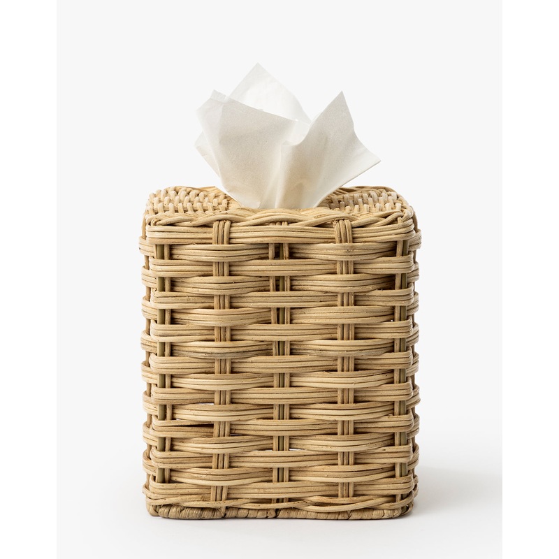 Wicker Tissue Box Cover