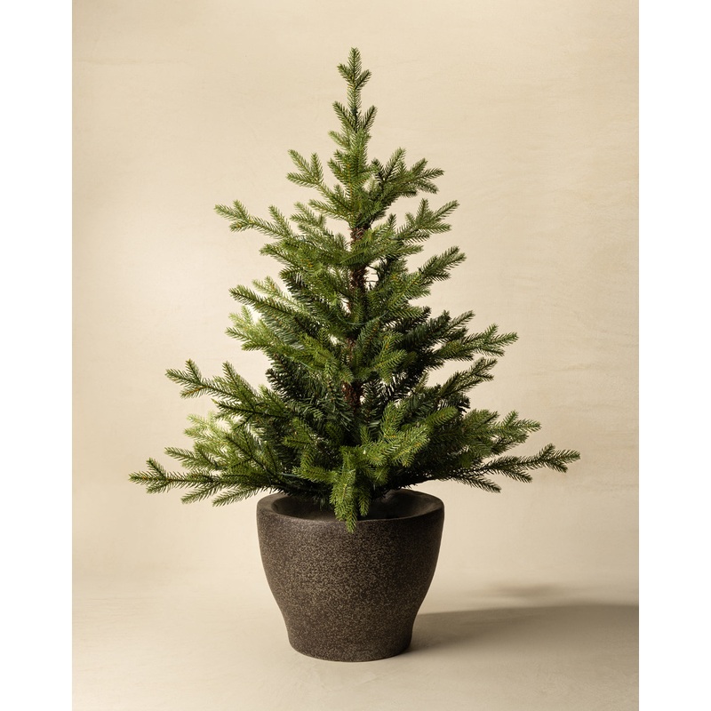 3′ Norway Pre-Lit Faux Potted Tree