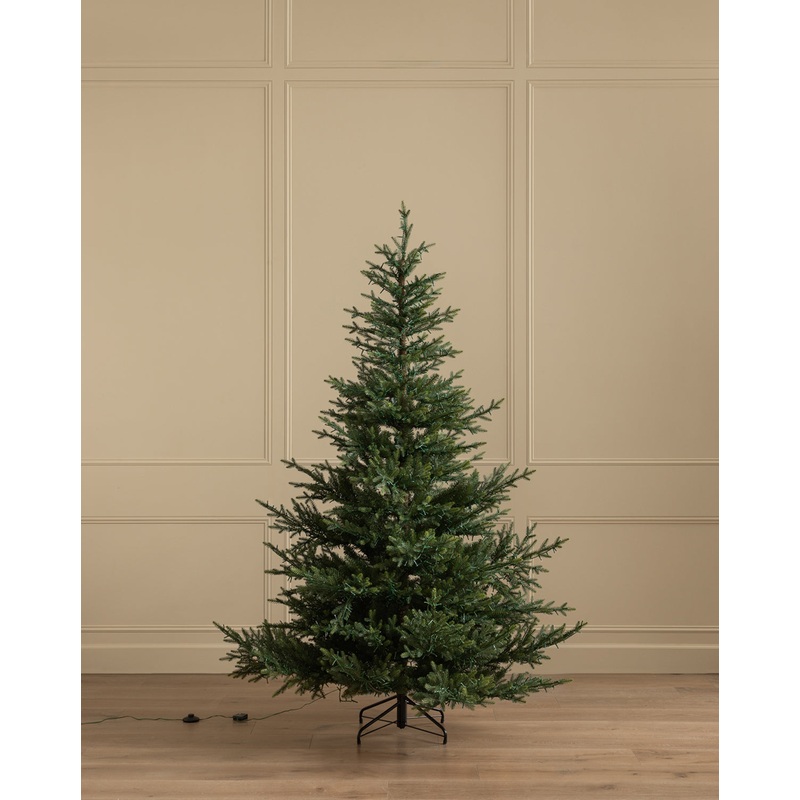 7′ Norway Spruce Pre-Lit Faux Tree