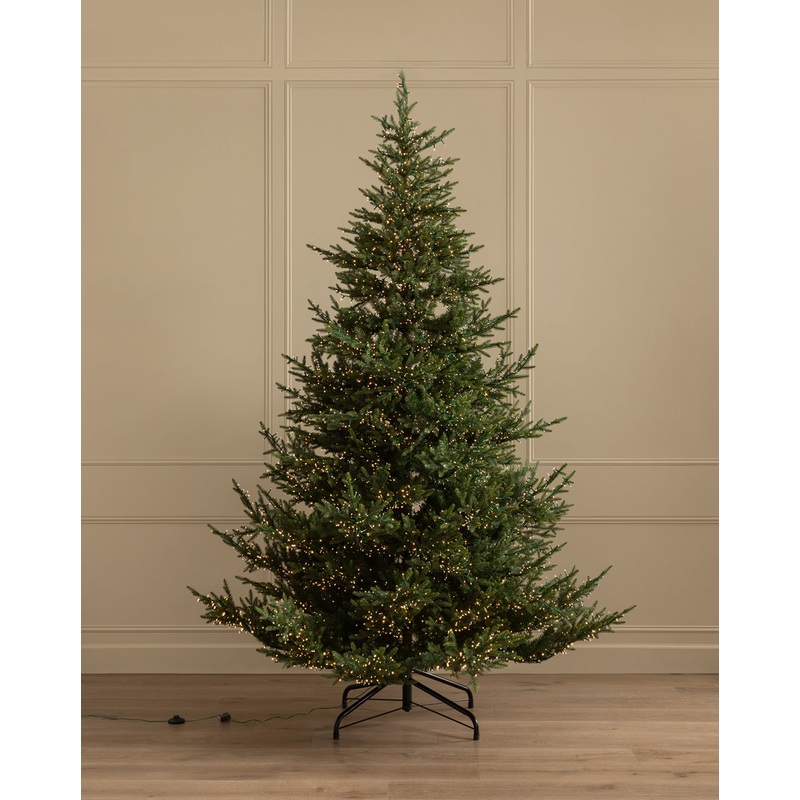9′ Norway Spruce Pre-Lit Faux Tree