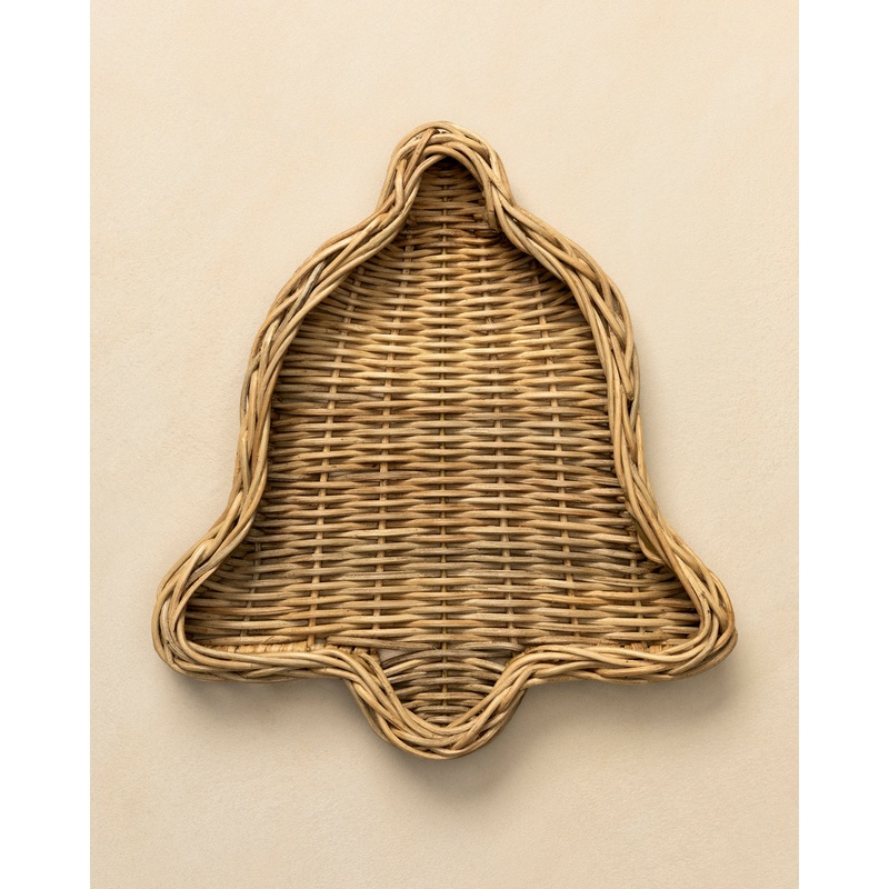 Wicker Bell Tray
