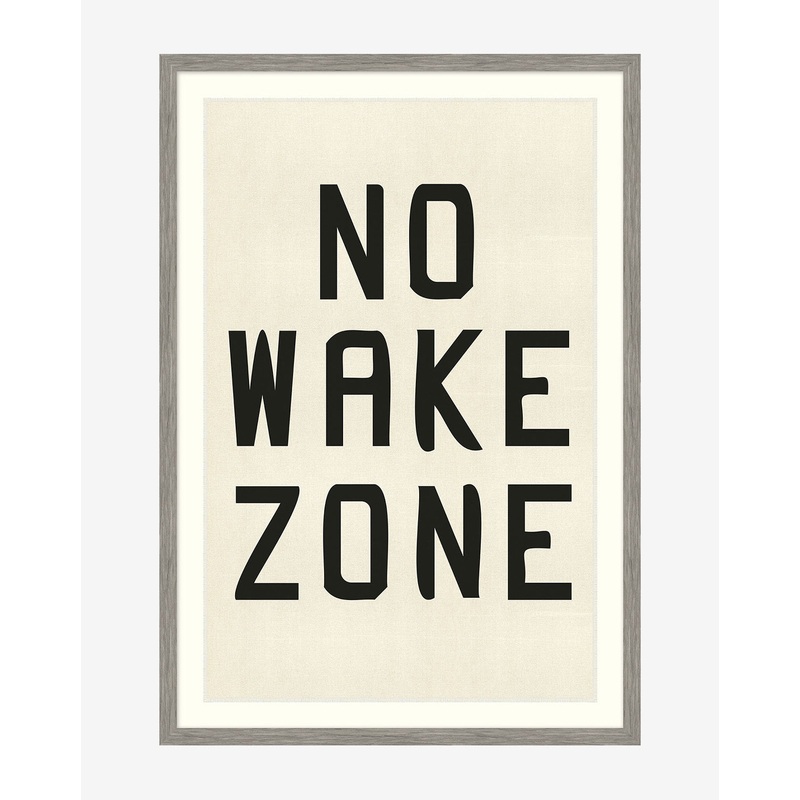 No Wake Zone