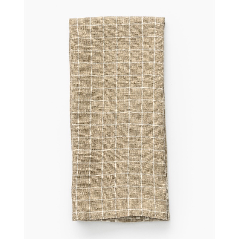Windowpane Linen Tea Towel
