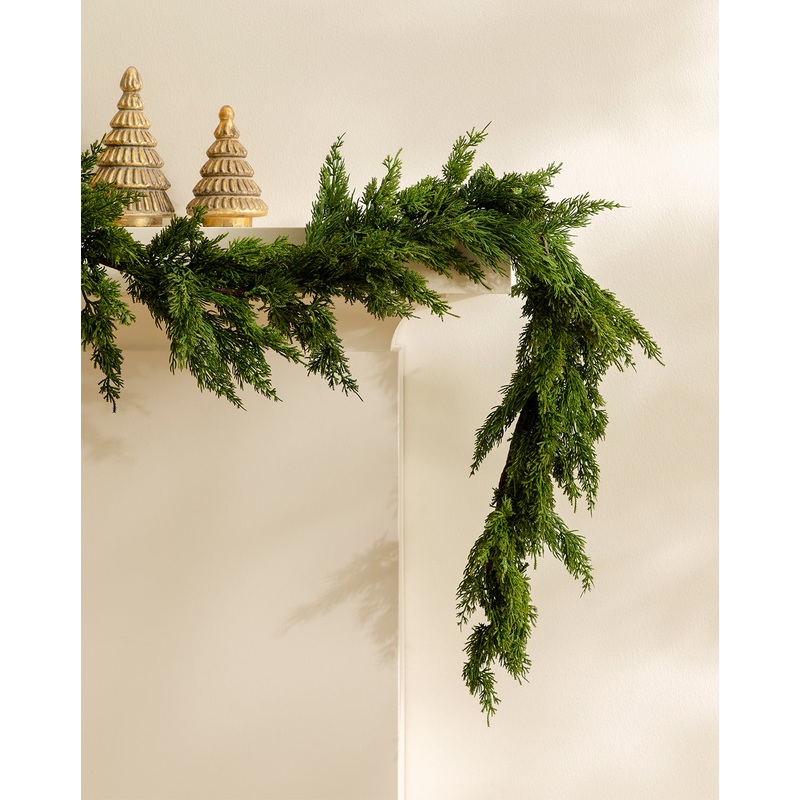 5′ Cedar Faux Garland