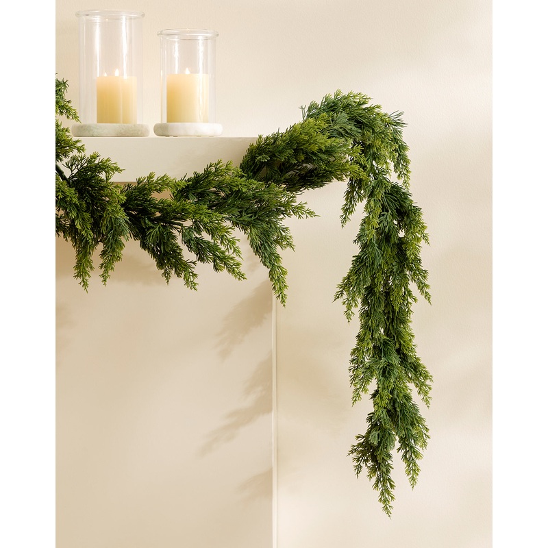 6′ Cedar Faux Garland