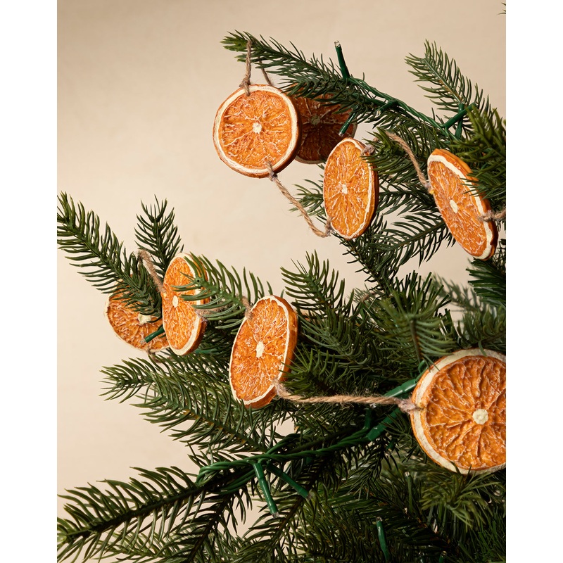 6′ Faux Dried Oranges Garland