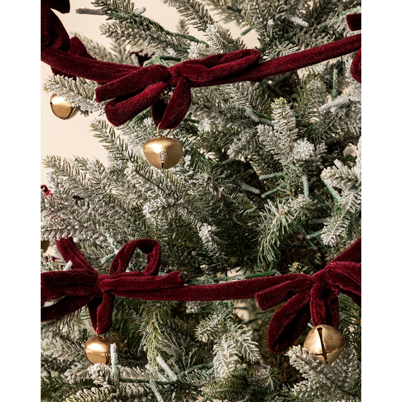 6′ Mini Bows & Bells Garland