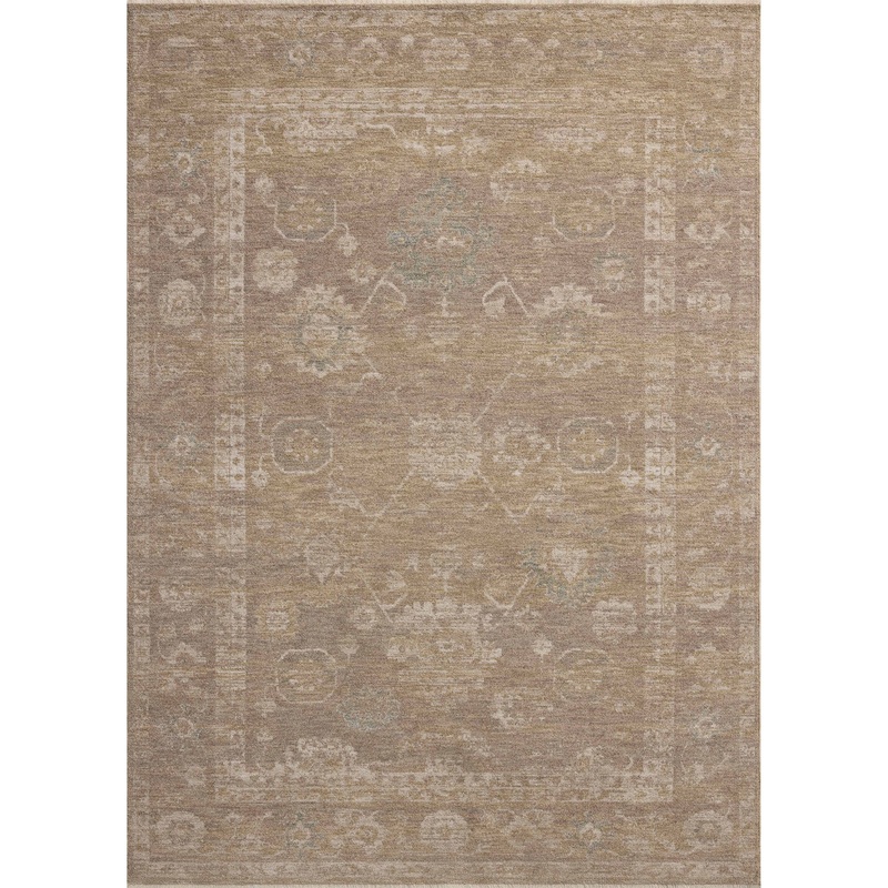Chris Loves Julia x Loloi Louisa Rug in Taupe/Gold