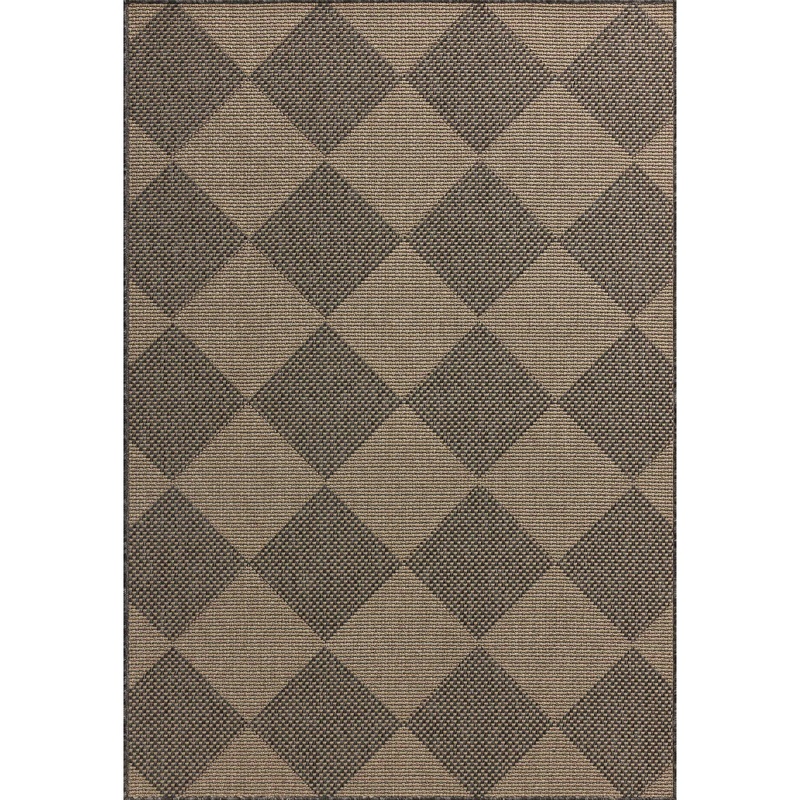 Chris Loves Julia x Loloi Providence Indoor/Outdoor Rug in Graphite/Sand
