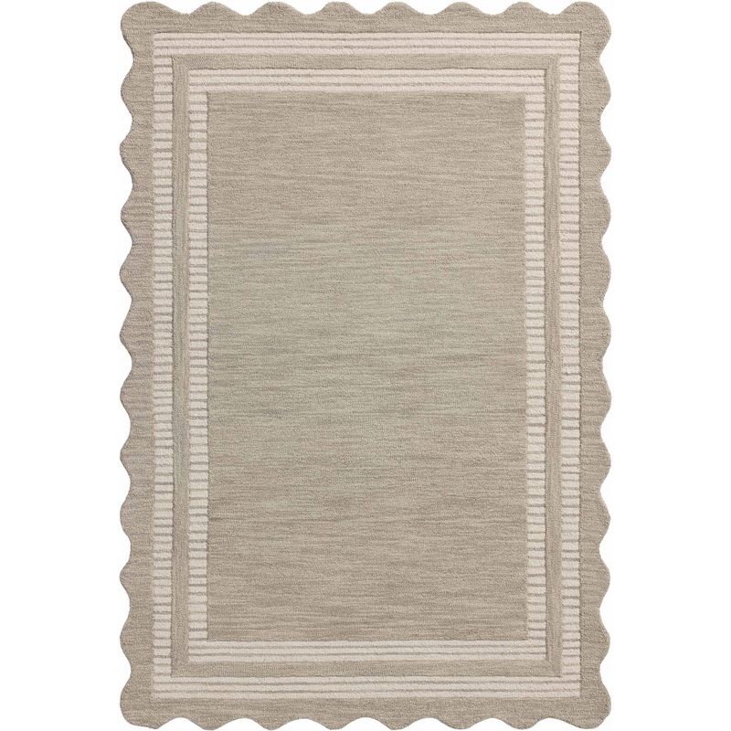 Chris Loves Julia x Loloi Scottie Rug in Fog/Ivory