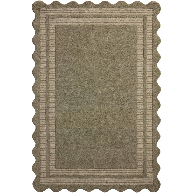 Chris Loves Julia x Loloi Scottie Rug in Olive/Pebble