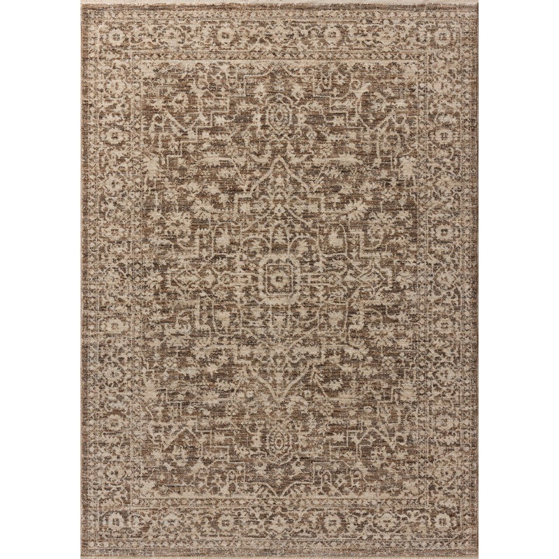 Newman Rug in Dark Taupe/Natural