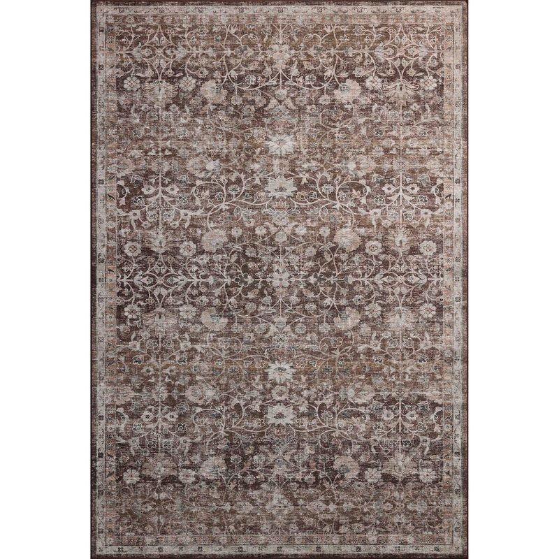Amber Lewis x Loloi Josie Machine Washable Rug in Earth/Natural