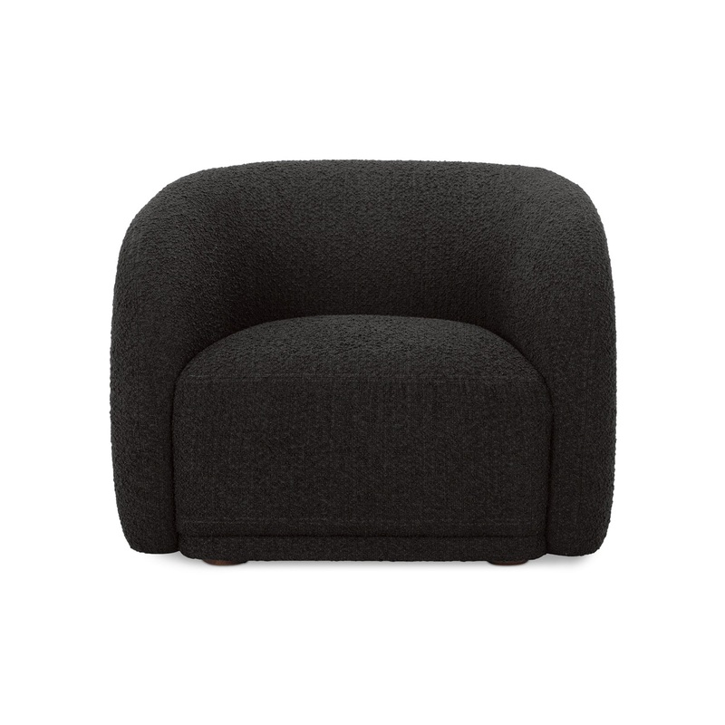 Garner Accent Chair Black Boucle