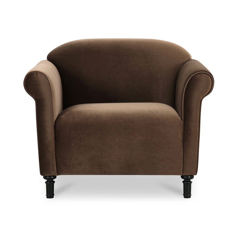 Mathis Accent Chair Dark Brown