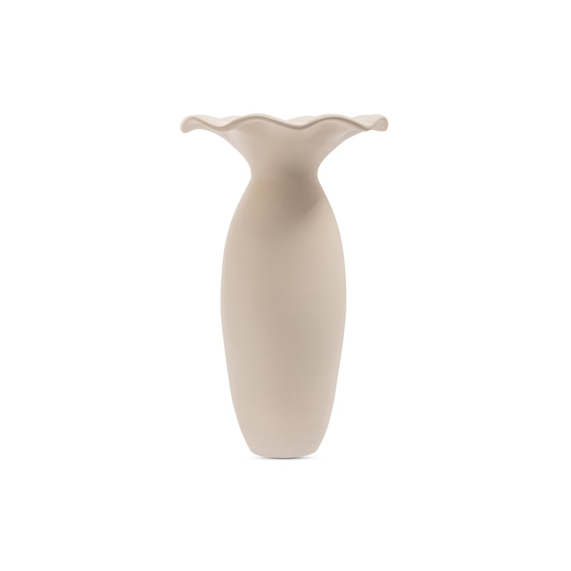 Tulip Descorative Vessel in Beige