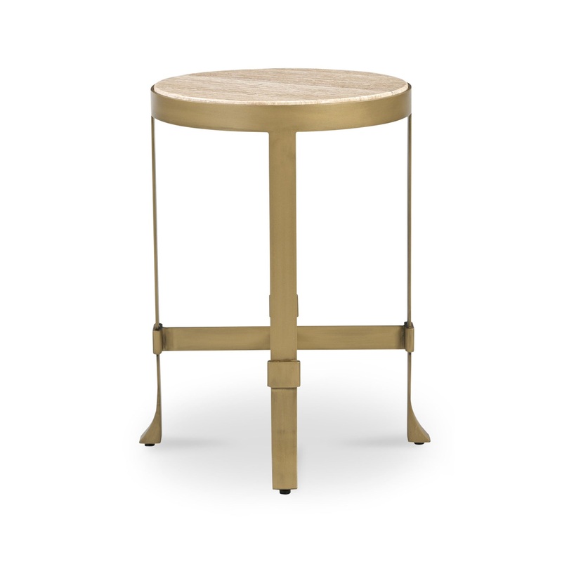Gisella Side Table Travertine