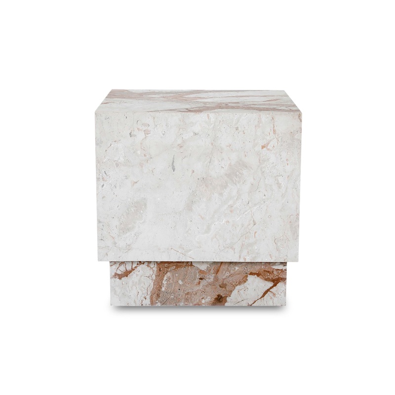 Loreta Side Table in Marble