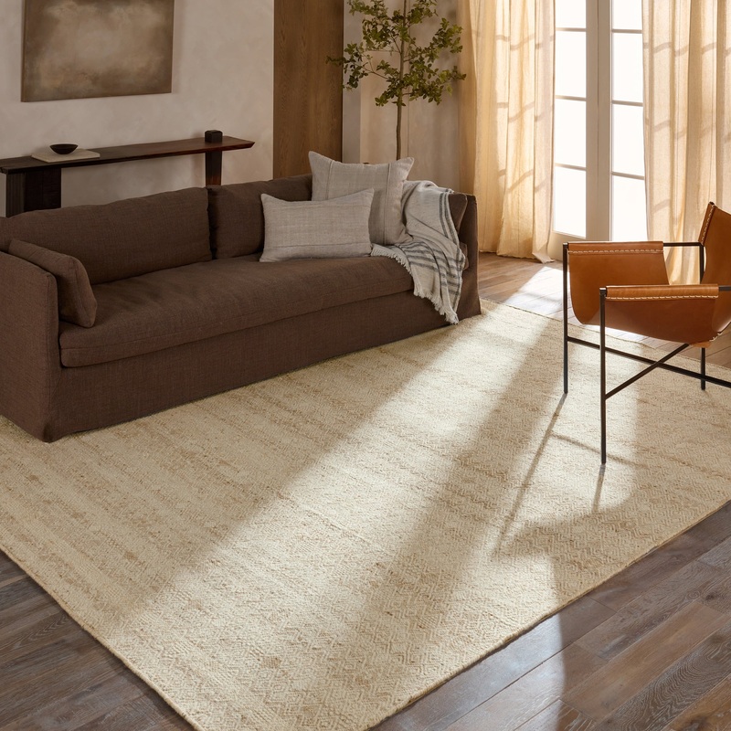 Wythe Hand Woven Rug in Ivory