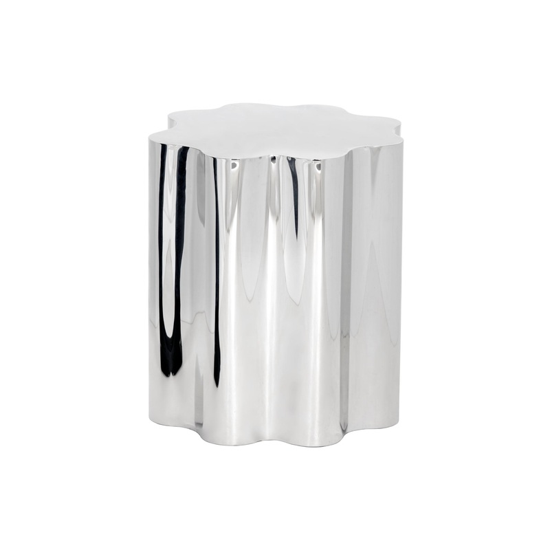 Hugo Side Table in Silver