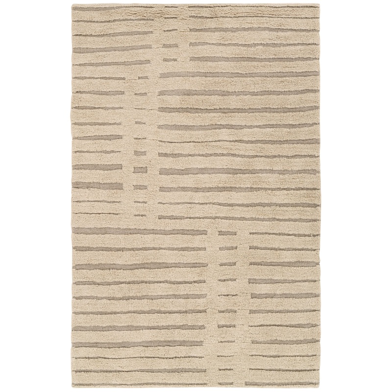 Vildan Hand Tufted Rug in Tan/Brown