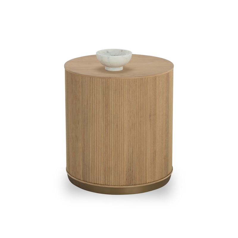 Alvaroo Side Table Oak