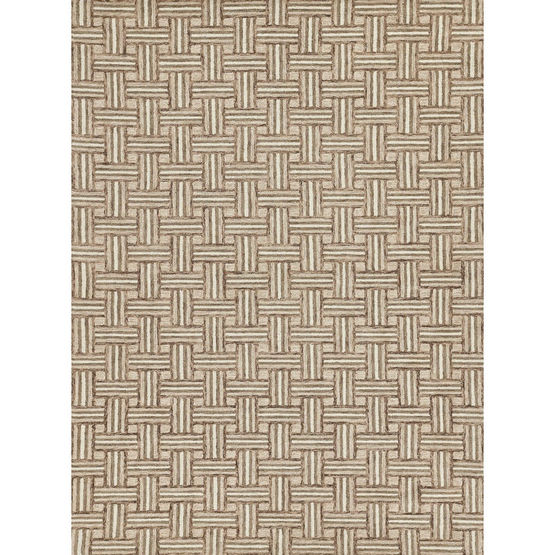 Abbott Hand Tufted Wool Rug in Brown
