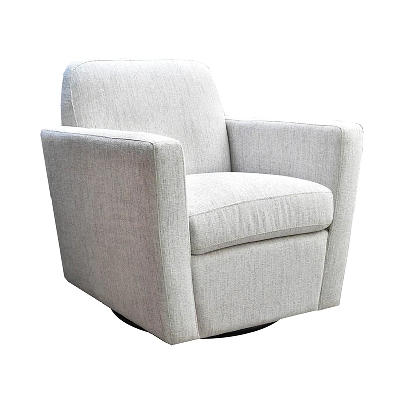 Colibri Swivel Club Chair – Woven Linen