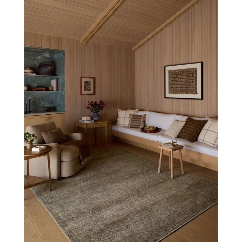 Amber Lewis x Loloi Cambria Rug in Ash/Bark