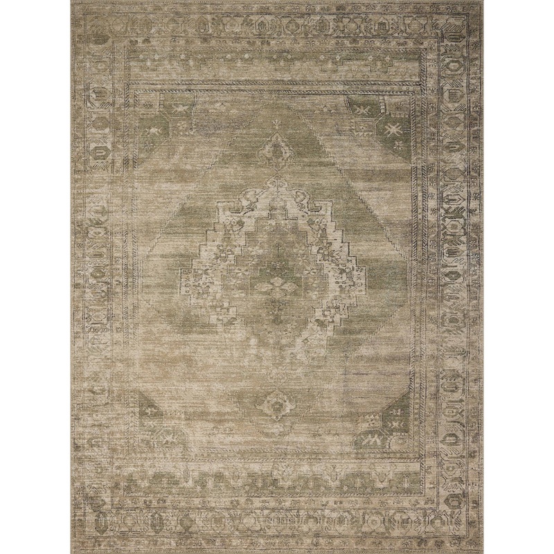Amber Lewis x Loloi Cambria Rug in Sand/Olive