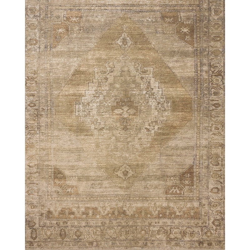 Amber Lewis x Loloi Cambria Rug in Taupe/Antique Bronze