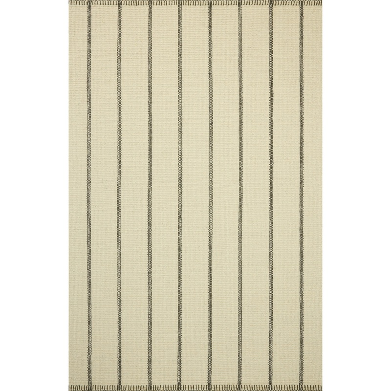 Amber Lewis x Loloi Harlan Rug in Ivory/Charcoal