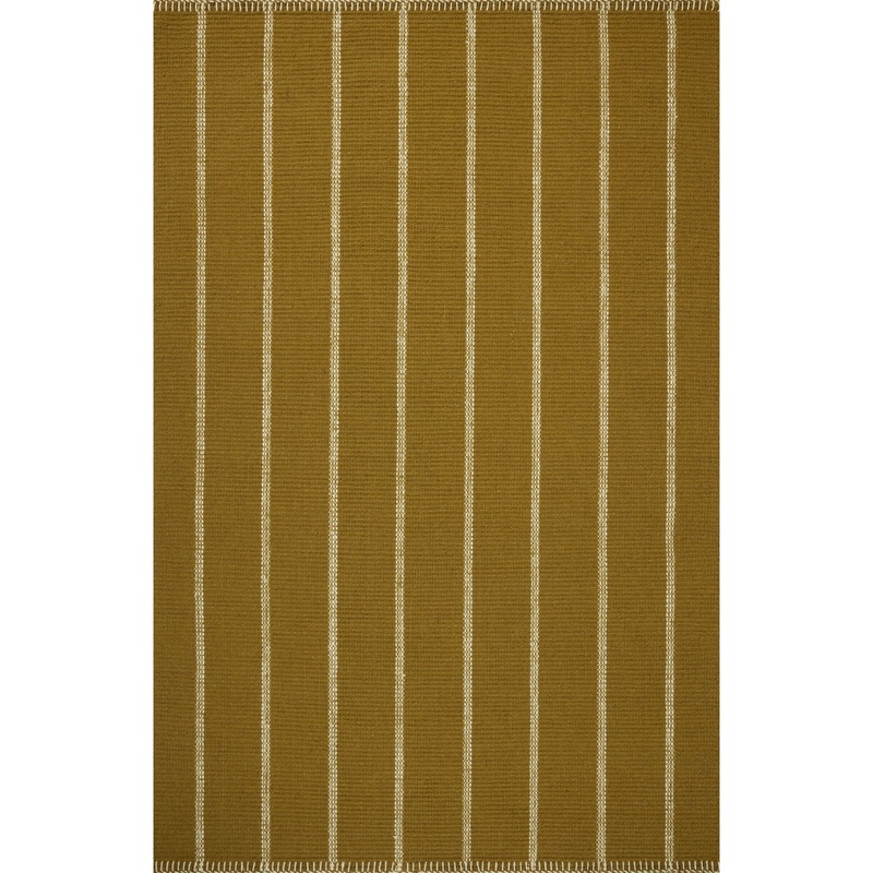 Amber Lewis x Loloi Harlan Rug in Ochre/Ivory