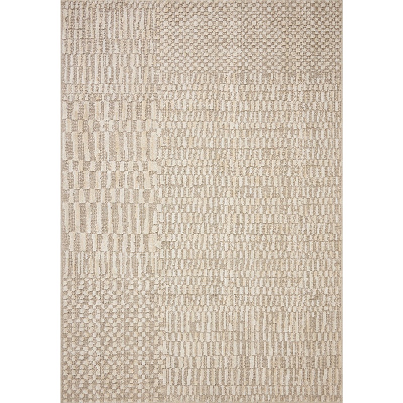 Amber Lewis x Loloi Bexley Rug in Natural/Birch