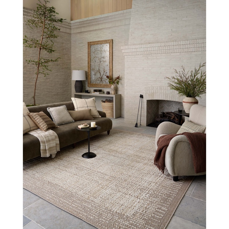 Amber Lewis x Loloi Bexley Rug in Natural/Taupe