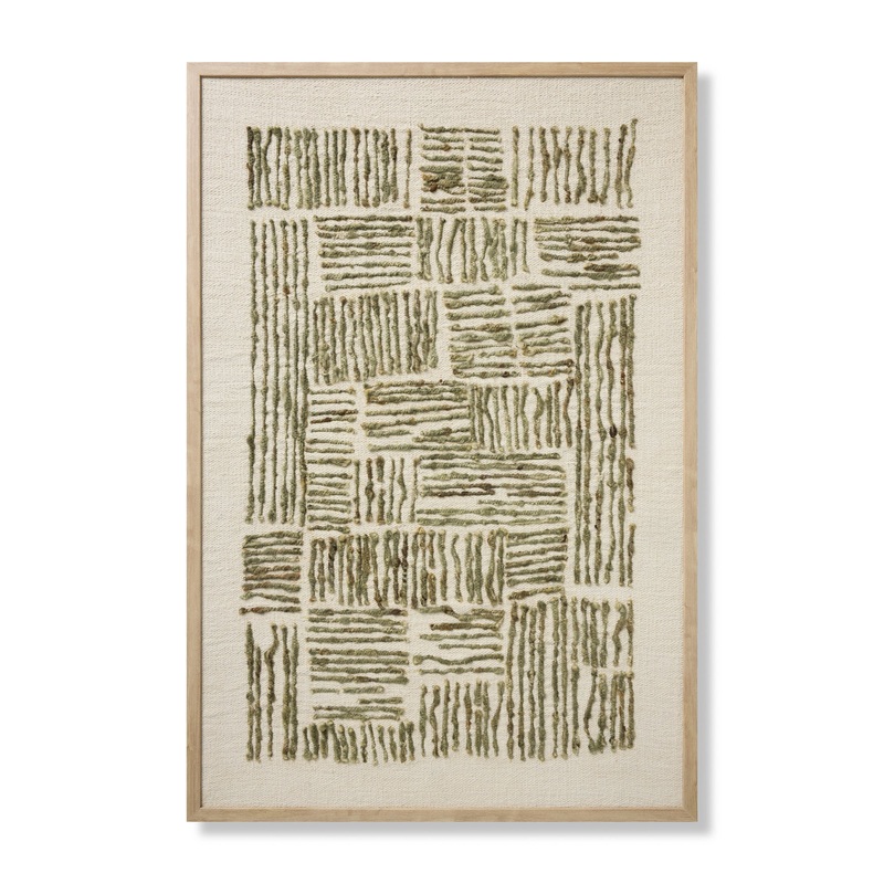Amber Lewis x Loloi Idlywild Wall Art in Green