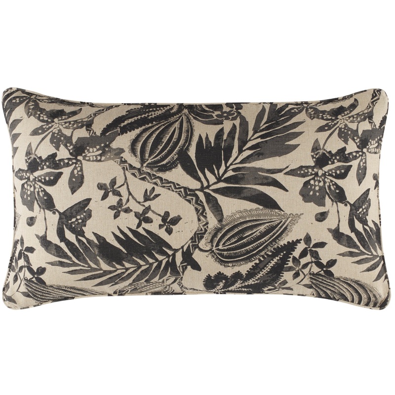 Antigua Linen Black Pillow Sham