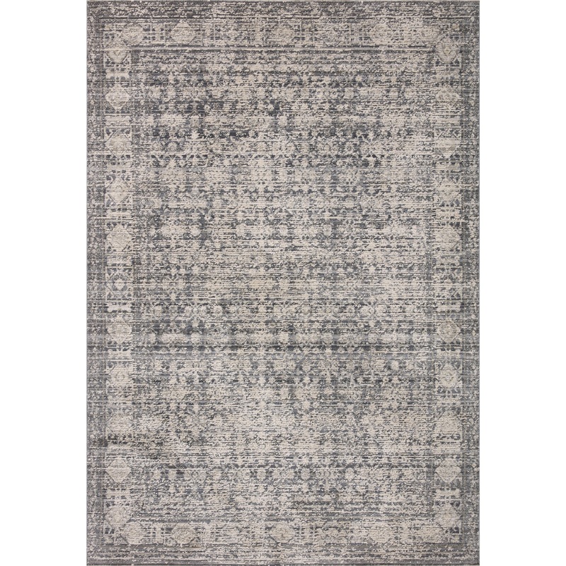 Amber Lewis x Loloi Alie Rug in Charcoal/Dove